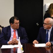 Reunião de prefeitos com o relator da reforma tributária senador Eduardo Braga